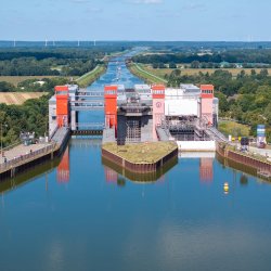 Schiffsfahrt zum Schiffshebewerk Scharnebeck