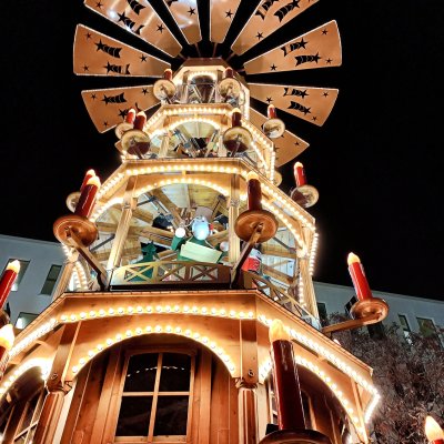 Pyramidenanschub am Fichtelberg