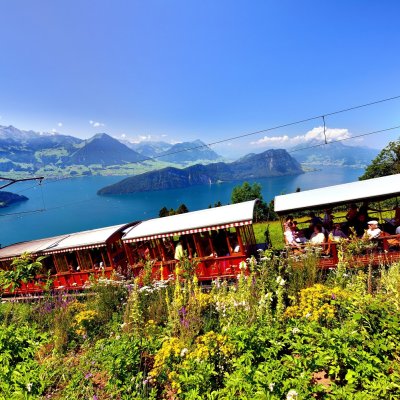 Majestätische Jungfrau-Region und malerischer Vierwaldstättersee